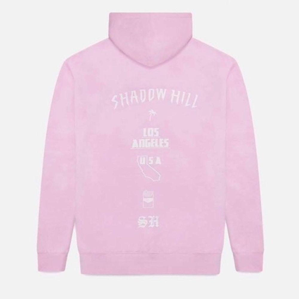 Shadow Hill Los Angeles Pink Hoodie